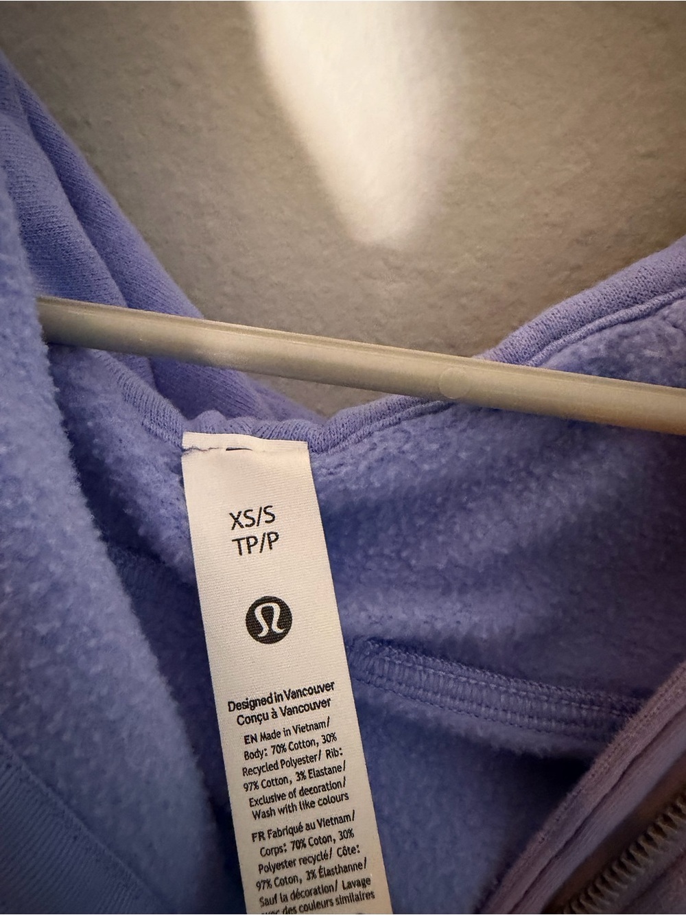 Lululemon Scuba Half Zip Dusty Lilac - Picture 2 of 4